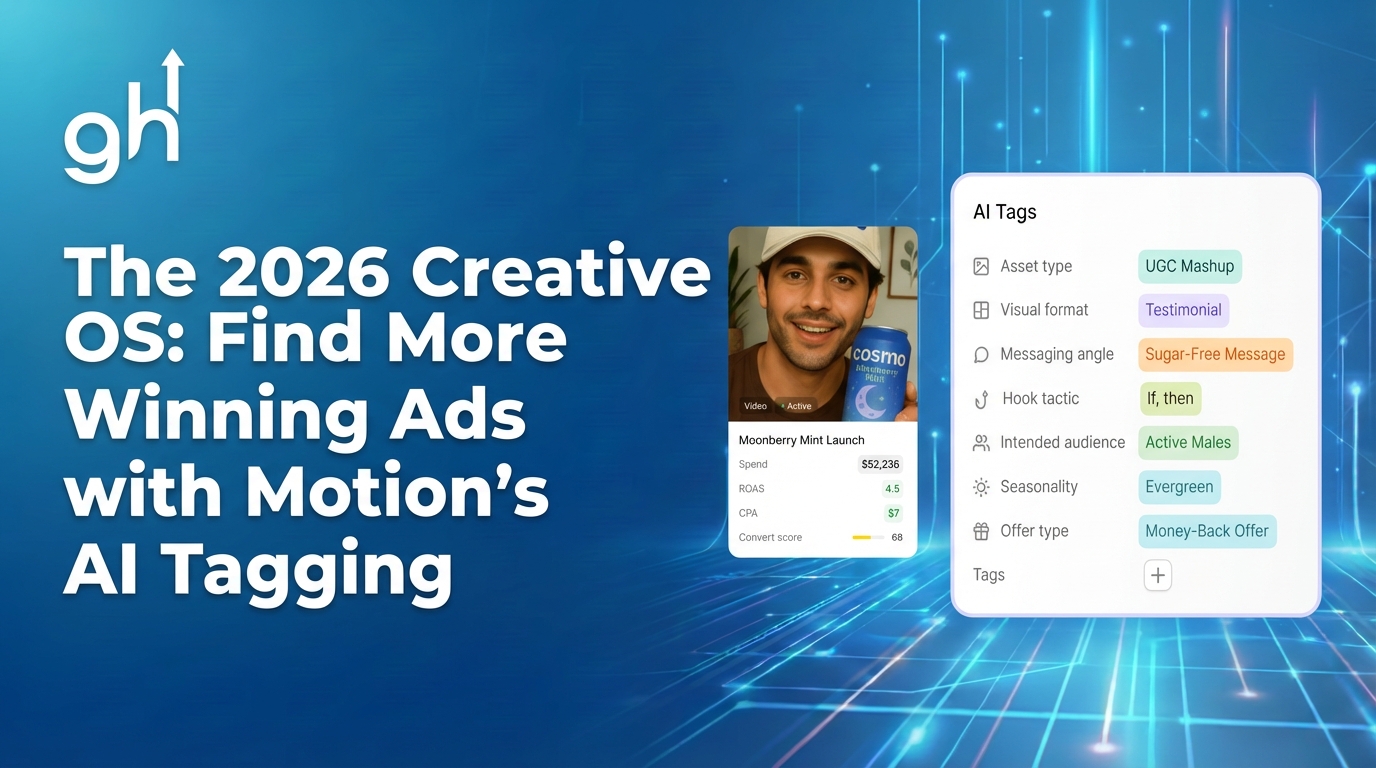 The 2026 Creative OS: Find More Winning Ads with Motion’s AI Tagging