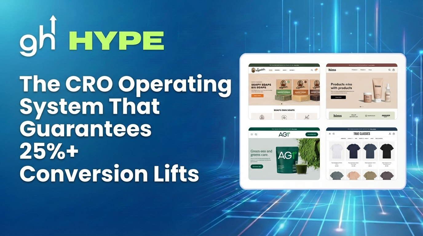 The CRO Operating System That Guarantees 25%+ Conversion Lifts